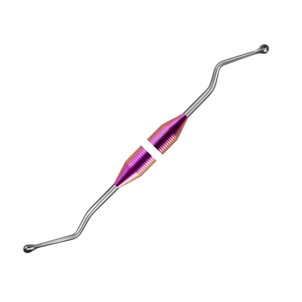 11-07 Ложка кюретажная изогнутая короткая малая 2,2